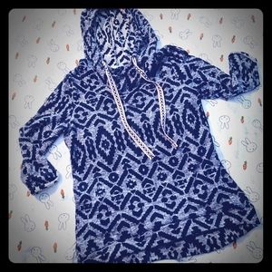 {maurices} baja hooded terry pullover